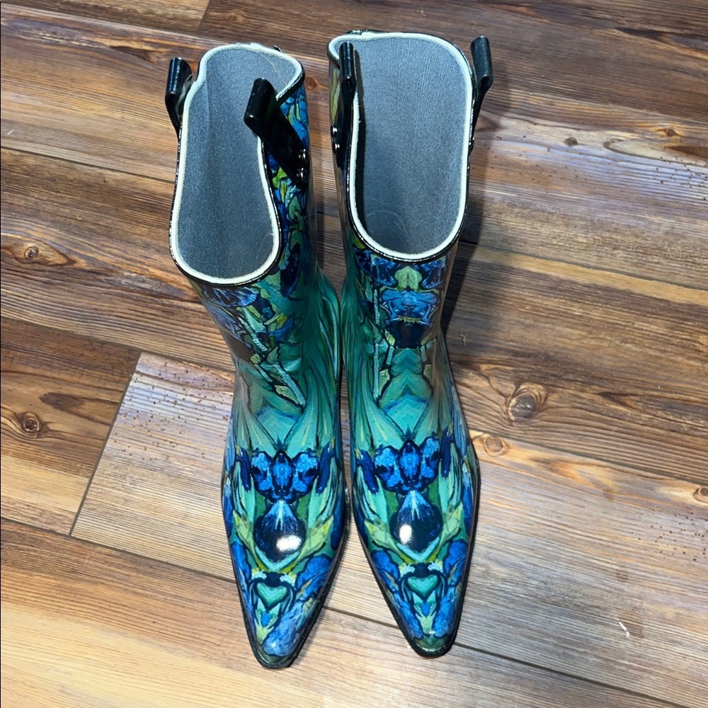 Nomad Pull-On Cowboy Rubber Rain Boots - Yippy - Picture 3 of 7